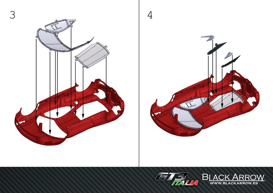 Instrucciones montaje Ferrari Black Arrow